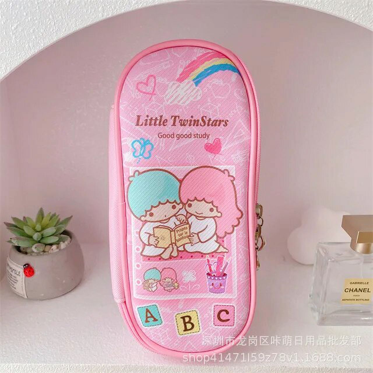 Kawaii Sanrio Pencil Cases My Melody Kuromi Cinnamoroll Large Capacity