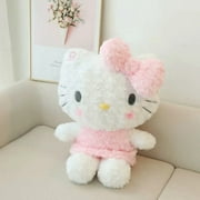 Kawaii Sanrio Plush Anime Pink Rose Hello Kitty Plush Plushies KT Dolls Hello Kitty Stuffed Animal Toy Ragdoll Home Xmas Gift