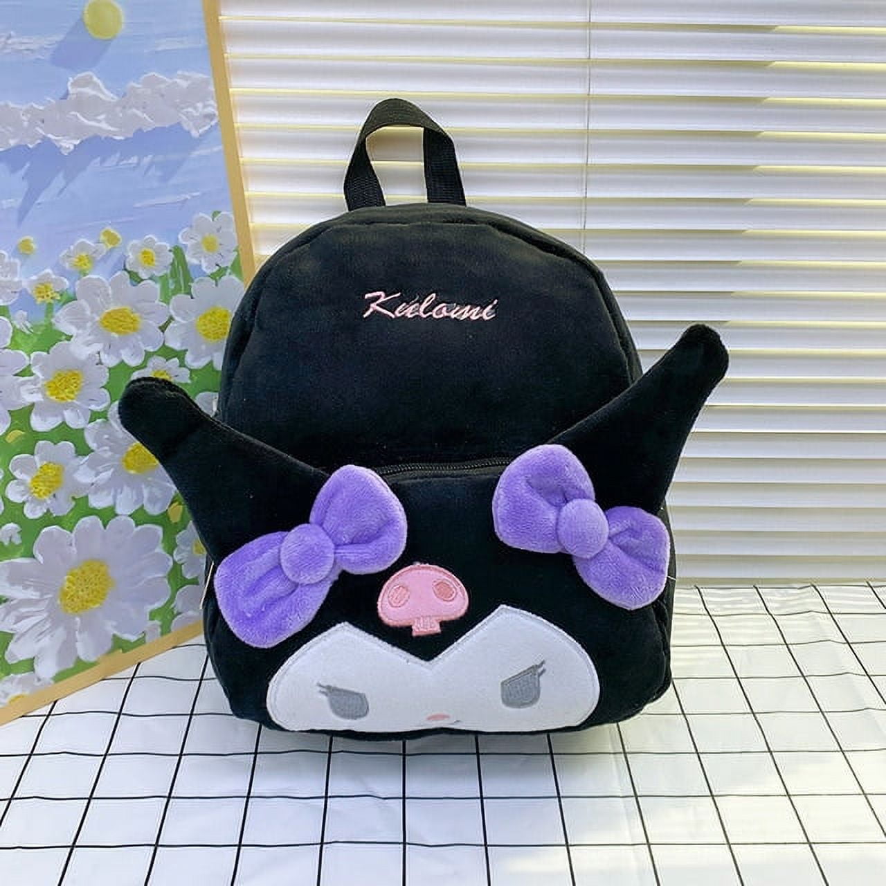 Kuromi plush backpack hot sale