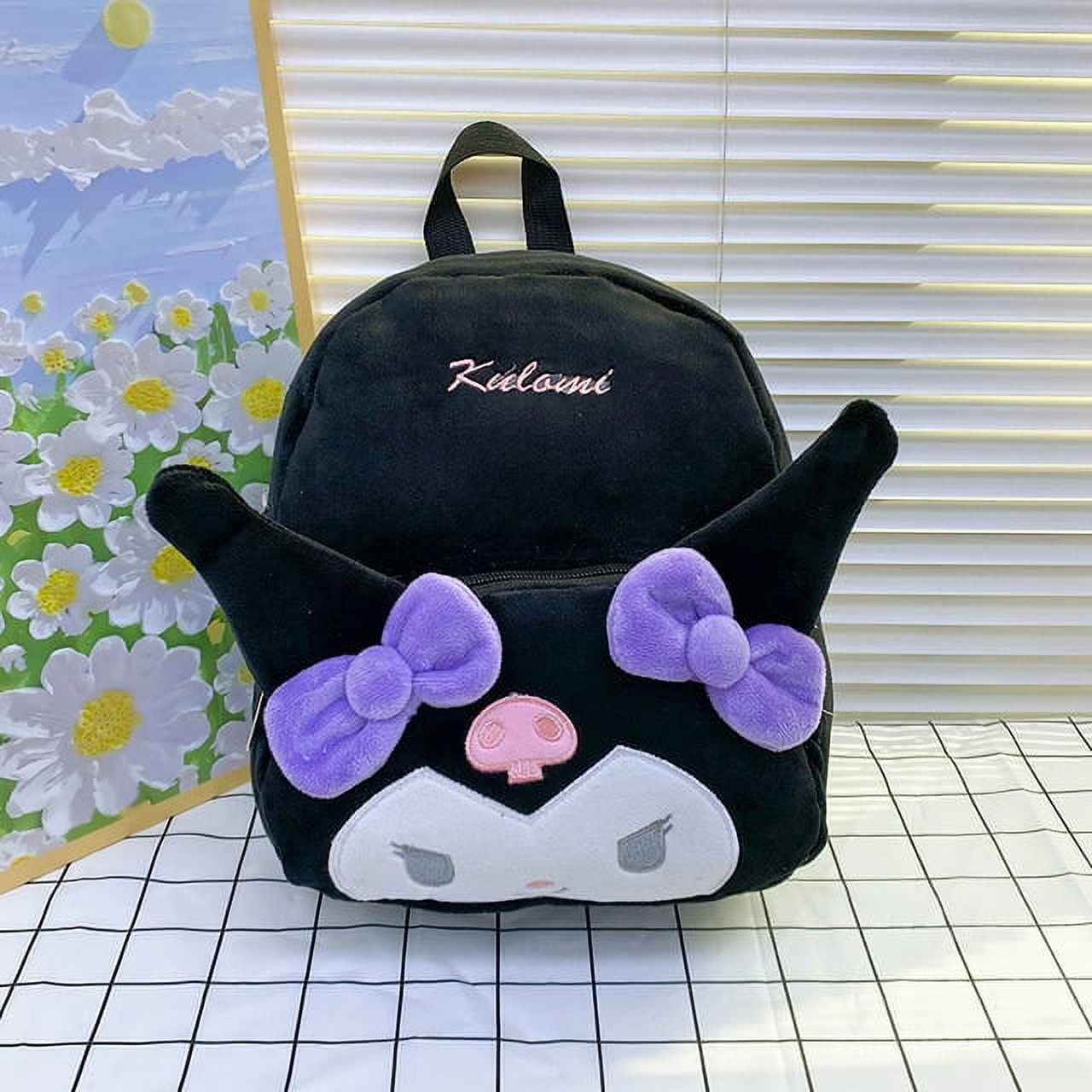 Ruunjoy Sanrios Kuromi Melody Plush Dolls Backpacks New Cartoon Pikachu  Anime Soft Stuffed Bag Girl Large Capacity Schoolbag - China Sanrio Kuromi  Plush Toys and Kawaii Backpack price