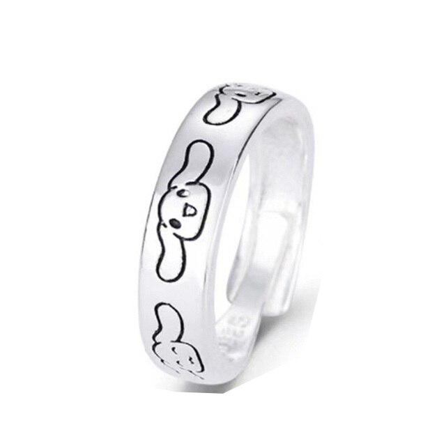 Kawaii Sanrio Ring Adjustable Accessories Cute Hello Kitty Cinnamoroll