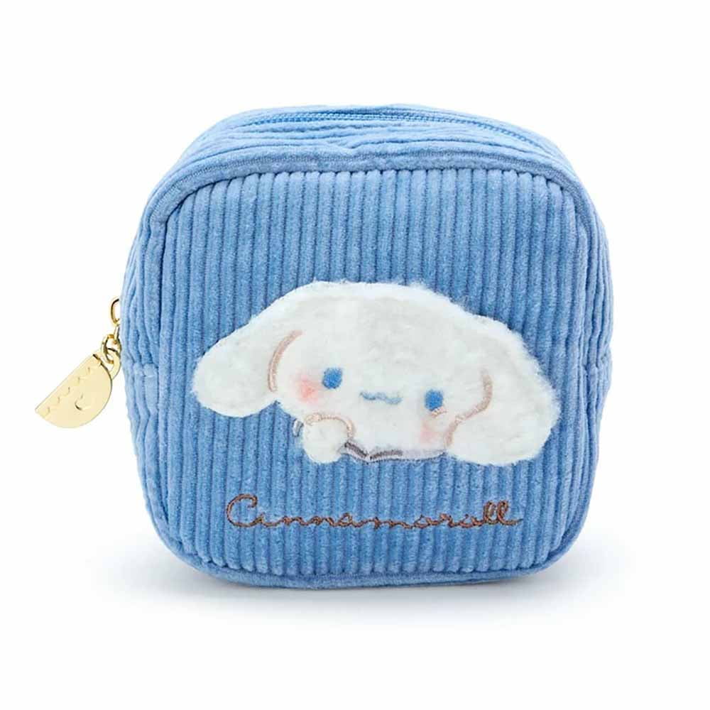 Kawaii Sanrio Square Plush Cosmetic Bag Kuromi My Melody Cinnamoroll 