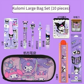 New Sanrioed Anime Melody Kuromi Cinnamoroll Pencil Case Kawaii Students  Pencil Bag Storage Bags School Supplies Stationery Gift