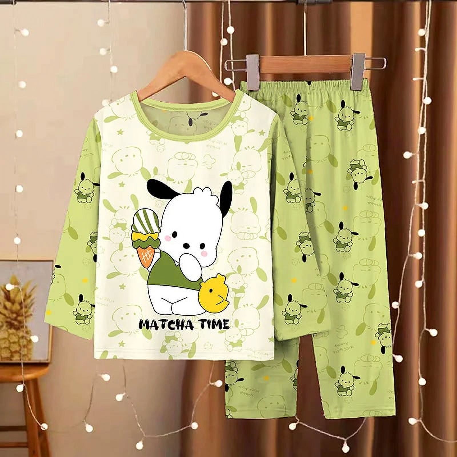 Kawaii Sanrios Children‘s Pajamas Cinnamoroll Hello Kitty Anime My ...