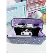 Kawaii Sanrios Cinnamoroll Large Capacity Pencil Case Anime Kuromi My Melody Cartoon Stationery Storage Bag Cosmetic Bag Student