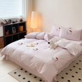thumbnail image 1 of Kawaii Sanrios Hello Kitty My Melody Kuromi Cotton Four-Piece Set Cute Animal Printing Pillowcases Student Dormitory Bed Sheet, 1 of 5