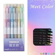Kawaii Scented Erasable Gel Pens 0.5mm Colorful Blue Ink Neutral Pens Glitter Ballpoint Pens for Journal Planner Diary Office