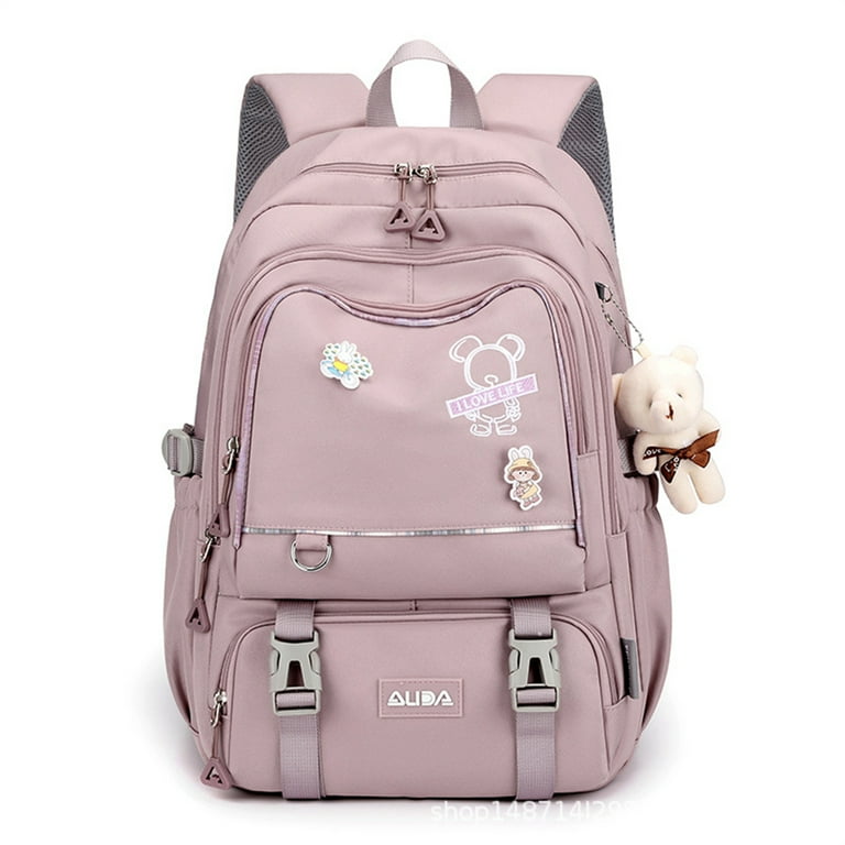 Kawaii School Bags for Teenagers Girls Large Capacity Multi pocket Bag