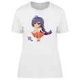 thumbnail image 1 of Kawaii Scorpio Zodiac Girl T-Shirt Women -Image by Shutterstock, Female x-Large, 1 of 2