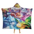 thumbnail image 1 of Kawaii Shiny Eevee Soft Fleece Warm Blanket Throw Fuzzy Wearable Blanket Lightweight Cloak Hooded Blankets Cozy Plush, 1 of 8
