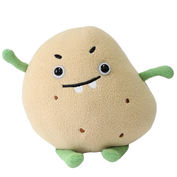 Kawaii Simulated Potato Stuffed Doll, Cute Stuffed Animal, Childrens Vegetable Plush, Soft Plush, 8 Inch Fleece Cartoon Character, Snuggly Companion for Naptime Play and Home