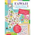 thumbnail image 1 of Kawaii Sticker and Stencil 20-page Picture Activity Book, by Bendon, Paperback, 1 of 9