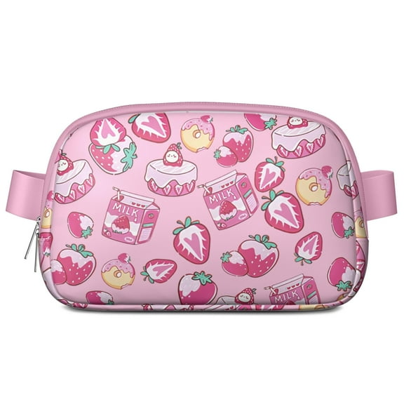 Kawaii Strawberry Fanny Pack – Fruity Red Belt Bag for Strawberry Fans and Berry Aesthetic Looks