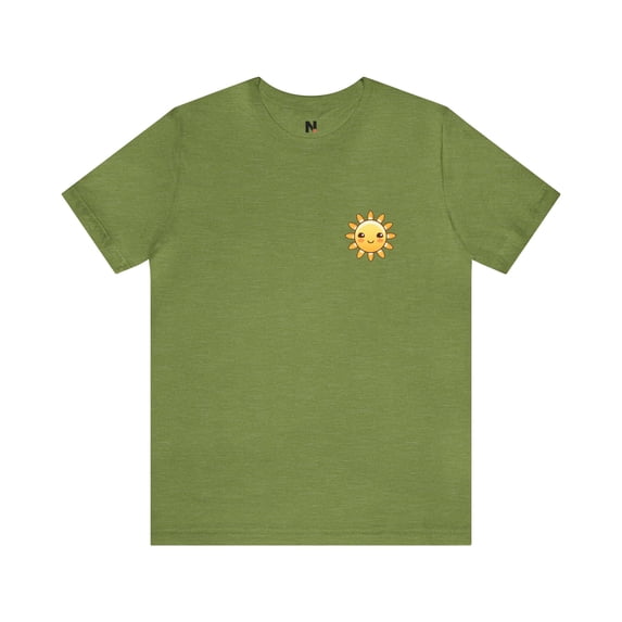 Kawaii Sun Badge Short Sleeve Tee