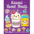thumbnail image 1 of Kawaii Sweet Treats Coloring Book: Cute and Simple Coloring Book. Yummy Sweets for adults and Kids - Featuring Cupcakes,, (Paperback), 1 of 1