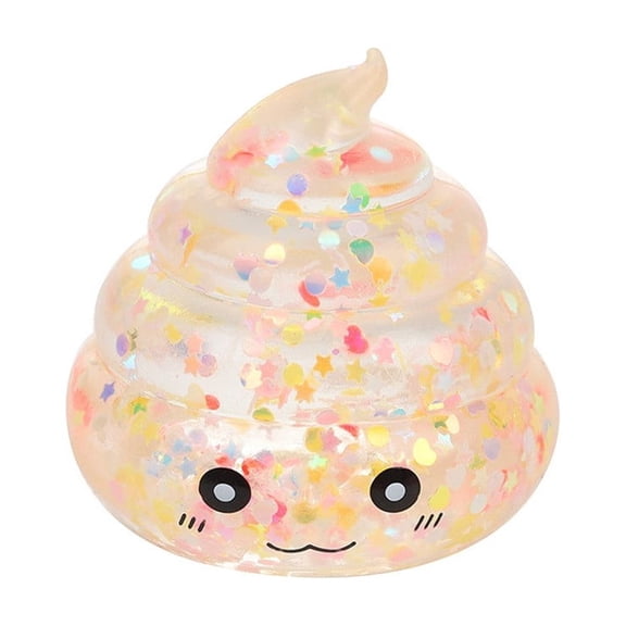 Kawaii Swirl Poop Stress Relief Toy Soft Elastic Slow Rising Sensory Fidget Squeeze Toy, Anxiety Relief Relaxation Desk Decoration Portable Handheld Decompression Toy Gift