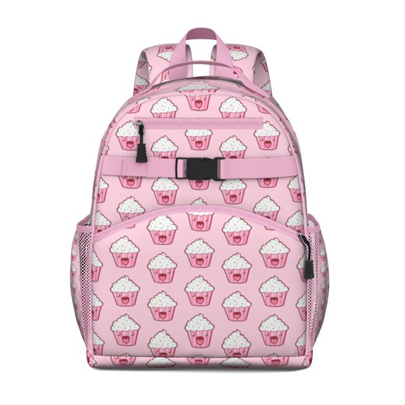 Kawaii Toddler Backpack Adjustable Padded Straps Chest Buckle Large Capacity Durable Bookbag