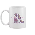 thumbnail image 1 of Kawaii Unicorn Eating A Donut Mug -Image by Shutterstock, 1 of 3