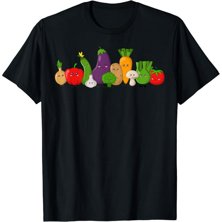 Kawaii Vegetables T-Shirt Kawaii Vegetables T-Shirt