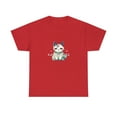 thumbnail image 1 of Kawaii Vibe Unisex Heavy Cotton Tee Cute Kitty TShirt, 1 of 12