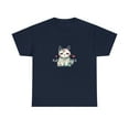 thumbnail image 1 of Kawaii Vibe Unisex Heavy Cotton Tee Cute Kitty TShirt, 1 of 12