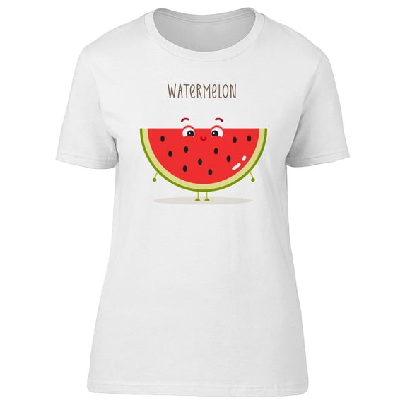 Kawaii Watermelon, Cute T-Shirt Women -Image by Shutterstock, Female XX-Large