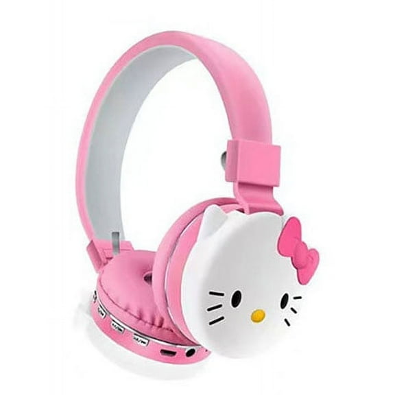 Kawaii Y2K Hello Kitty Wireless Bluetooth Headphones With Mic Noise Cancelling Headsets Stereo Sound Kuromi Earphones Sports