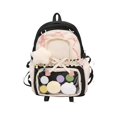 thumbnail image 1 of Kawaii backpack Coquette Aesthetic Daypack Y2k backpack with Transparent Window Clear Pockets, 1 of 5