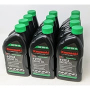 Kawasaki 12PK Genuine OEM 10W40 Motor Oil Quart 4-Cycle K-Tech 99969-6296