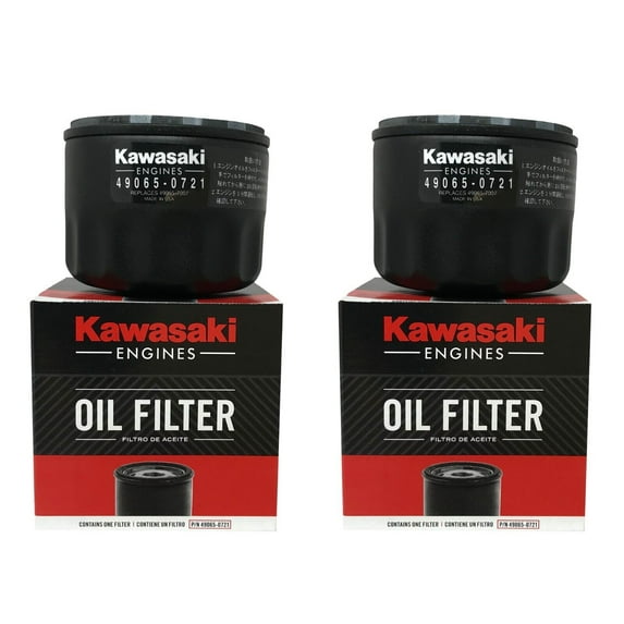 Kawasaki 49065-0721 OEM Motor Oil Filter 2 Pack