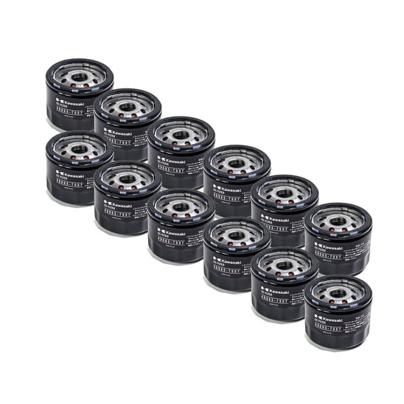 Kawasaki 49065-0721 Oil Filter 12-Pack FX541V FX600V FX651V - Fits Most 22-24 hp FR / FS / FX Engines /49065-7007, 49065-0721