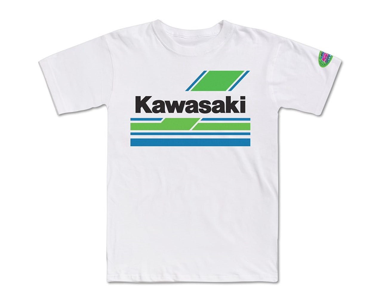 Kawasaki 50th Anniversary 1980's Vintage T-Shirt White XX-Large Kawasaki 50th Anniversary 1980's Vintage T-Shirt White XX-Large