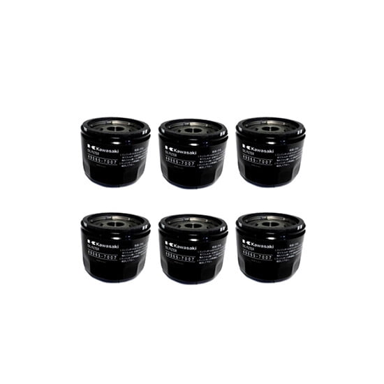 Kawasaki 6 Pack of OEM Engine Oil Filters - 49065-0721-6PK