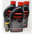 thumbnail image 1 of Kawasaki 99969-6081 SAE 10W-30 4-Cycle Engine Oil (3-Quarts) and Fuel Treatment, 1 of 6
