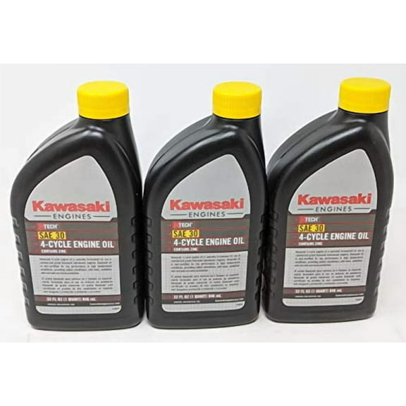 Kawasaki 99969-6281 SAE30 4-Cycle Engine Oil (3-Quarts)