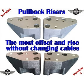 Kawasaki Concours 14 Pullback Risers Silver
