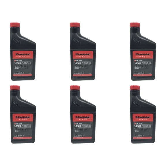 Kawasaki Engines Genuine OEM 12.8 FL OZ 2-Cycle Engine Oil 99969-6085 - 6 Pack