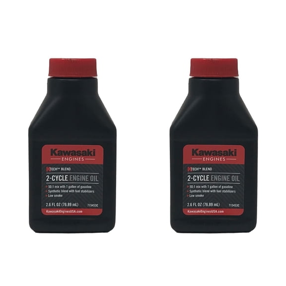 Kawasaki Engines Genuine OEM 2.6FL OZ 2-Cycle Engine Oil 99969-6082 - 2 Pack