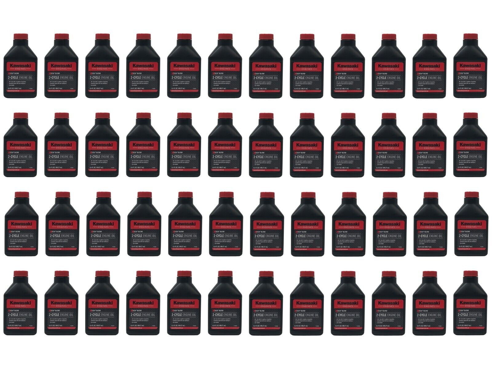 Kawasaki Engines Genuine OEM 6.4 FL OZ 2-Cycle Engine Oil 99969-6084 - 48 Pack