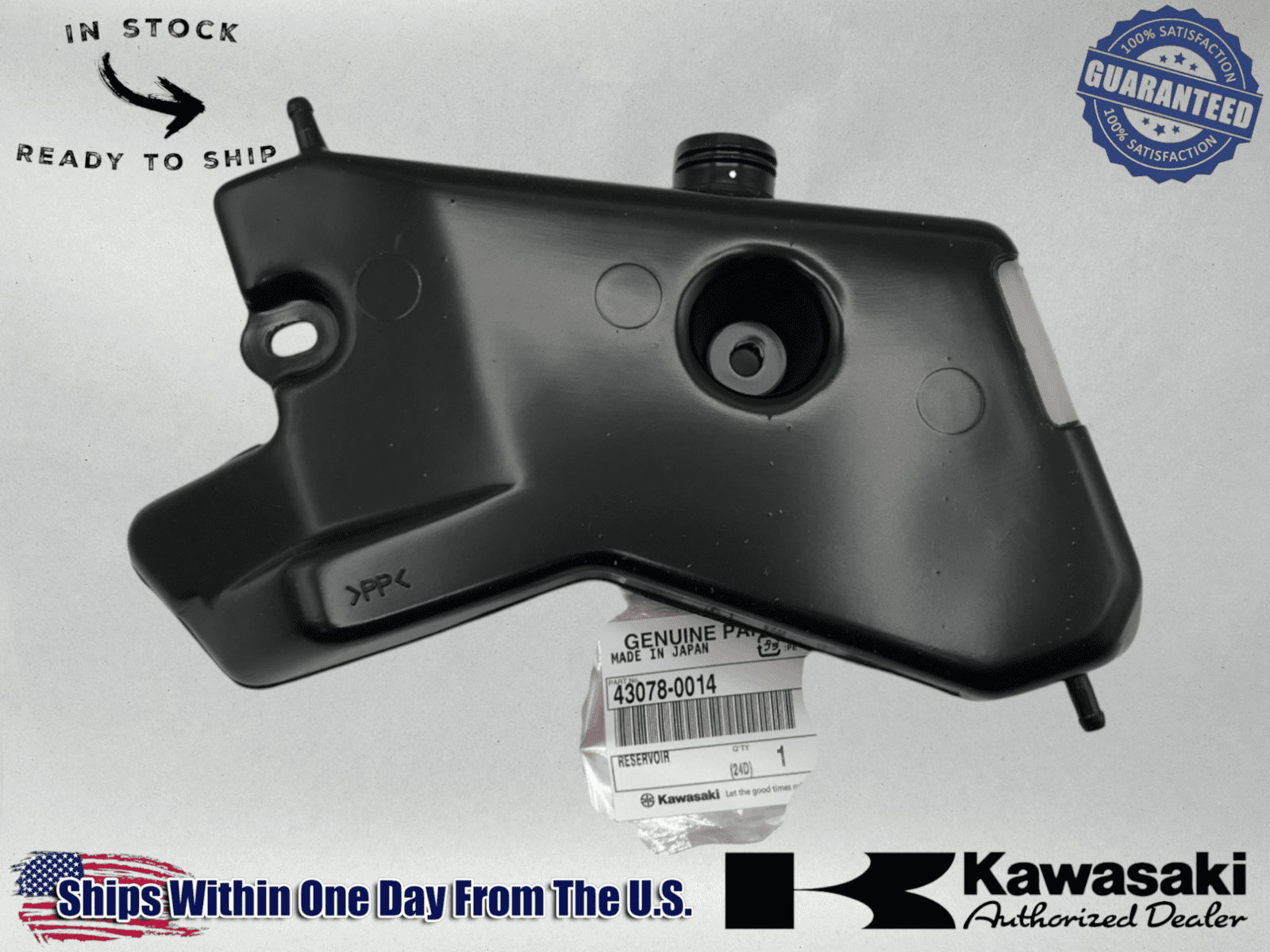 rrr NEW 1998-2003 GENUINE KAWASAKI COOLANT RESERVOIR TANK NINJA