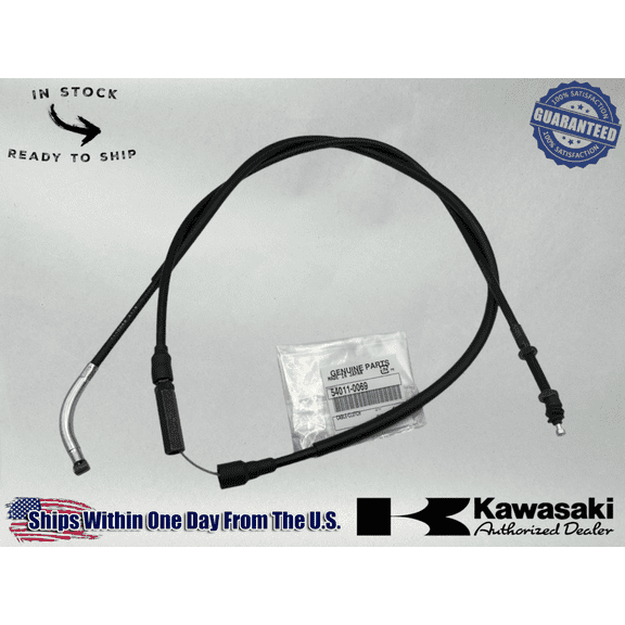 Kawasaki Genuine OEM Authentic 2007-24 VULCAN 900 CUSTOM CLUTCH CABLE 54011-0069