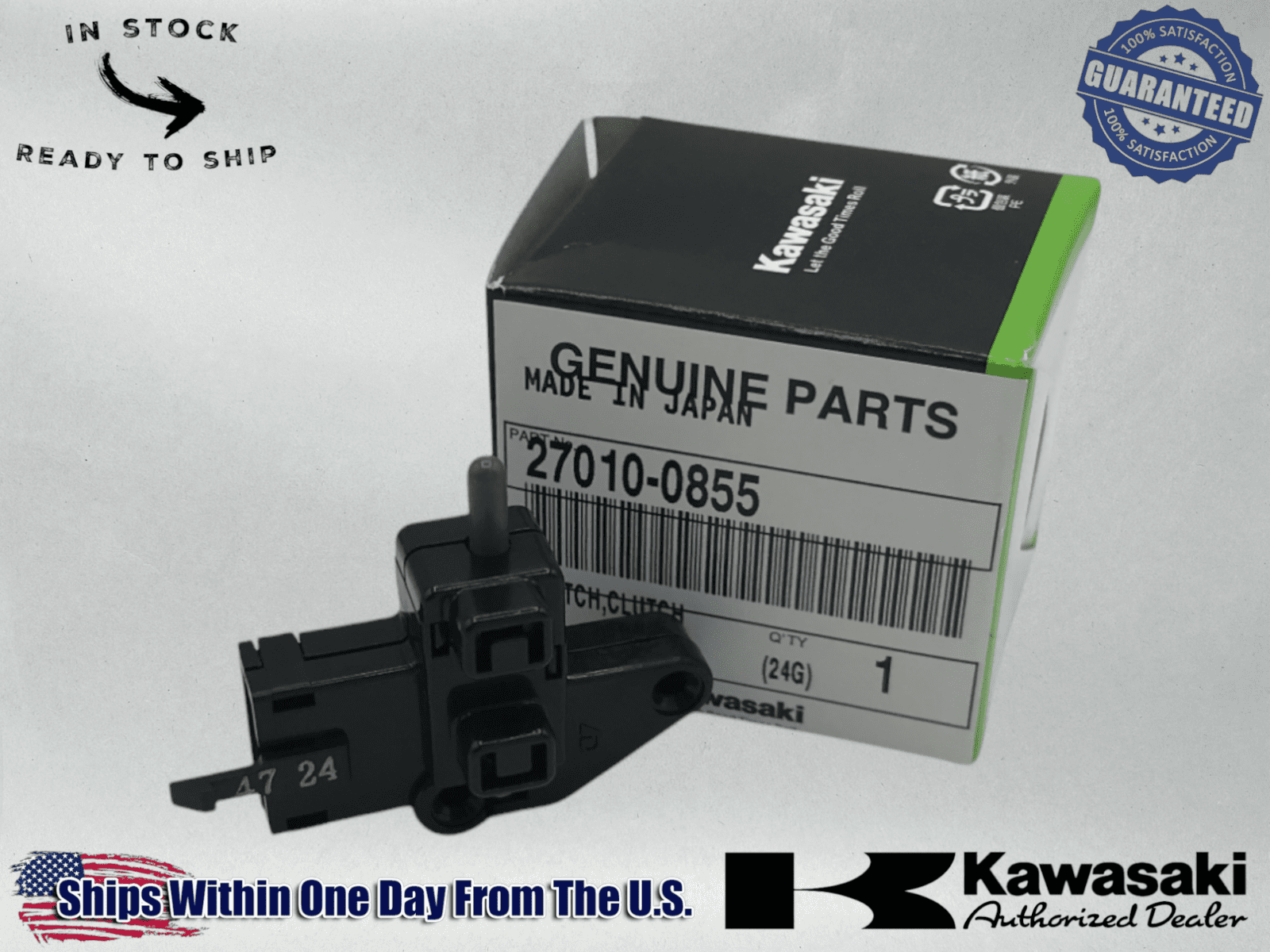 ＲＥＬ Kawasaki Genuine OEM Authentic 2018-23 NINJA 400 ABS CLUTCH SWITCH