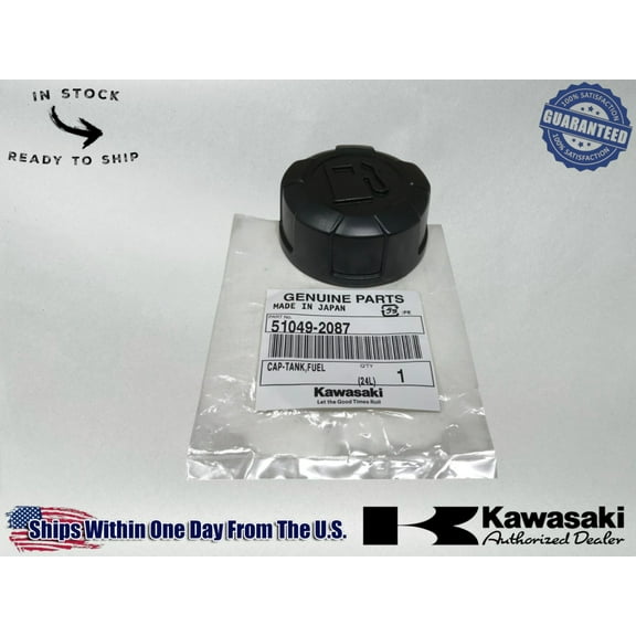 Kawasaki Genuine OEM Authentic GENUINE OEM KAWASAKI PART # 51049-2087 FUEL CAP