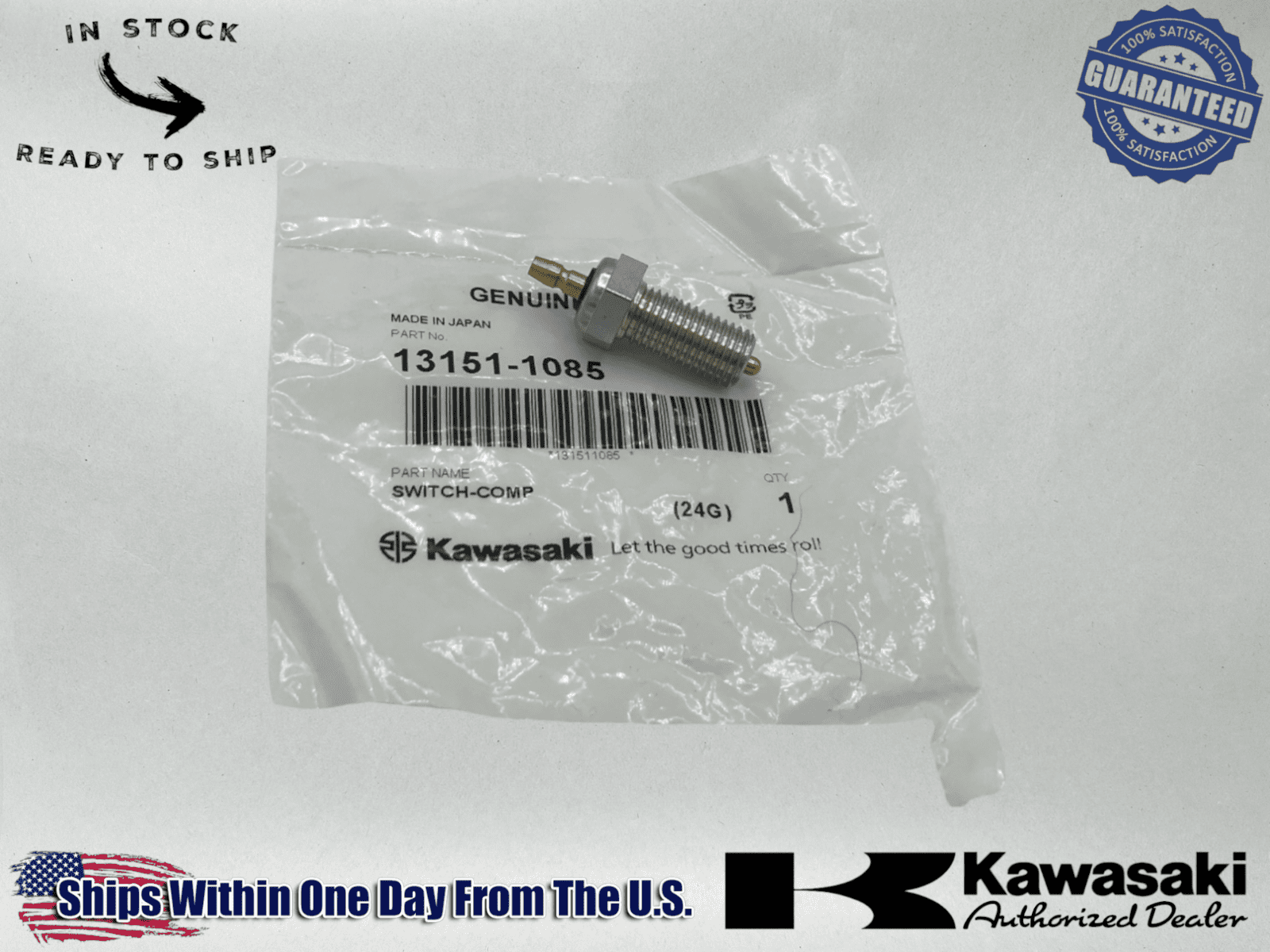 Kawasaki Genuine OEM Authentic Switch Comp 13151-1085 1