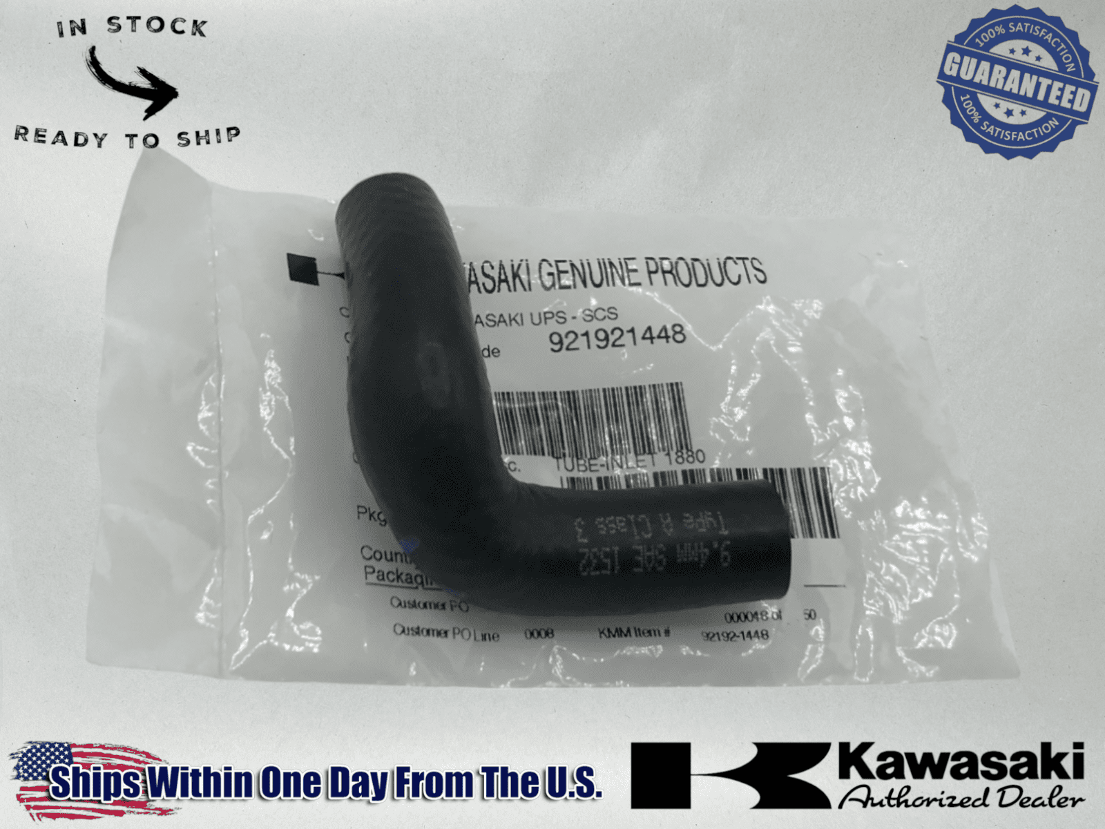 Kawasaki Genuine OEM Authentic TUBE 92192-1448 1 - Walmart.com
