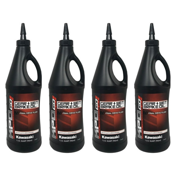 Kawasaki Genuine OEM KPO Gear + Wet Brake Oil Quart K6103G-101-01Q - 4 Pack
