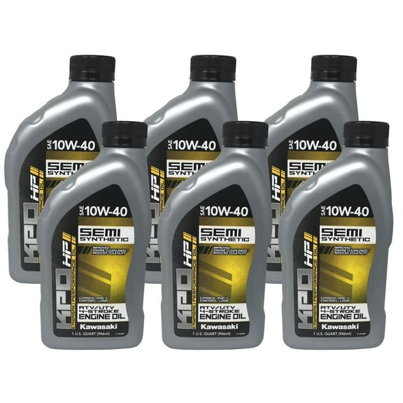 Kawasaki Genuine OEM KPO Semi Synthetic ATV/UTV Oil K61027-300-01Q - 6 Pack
