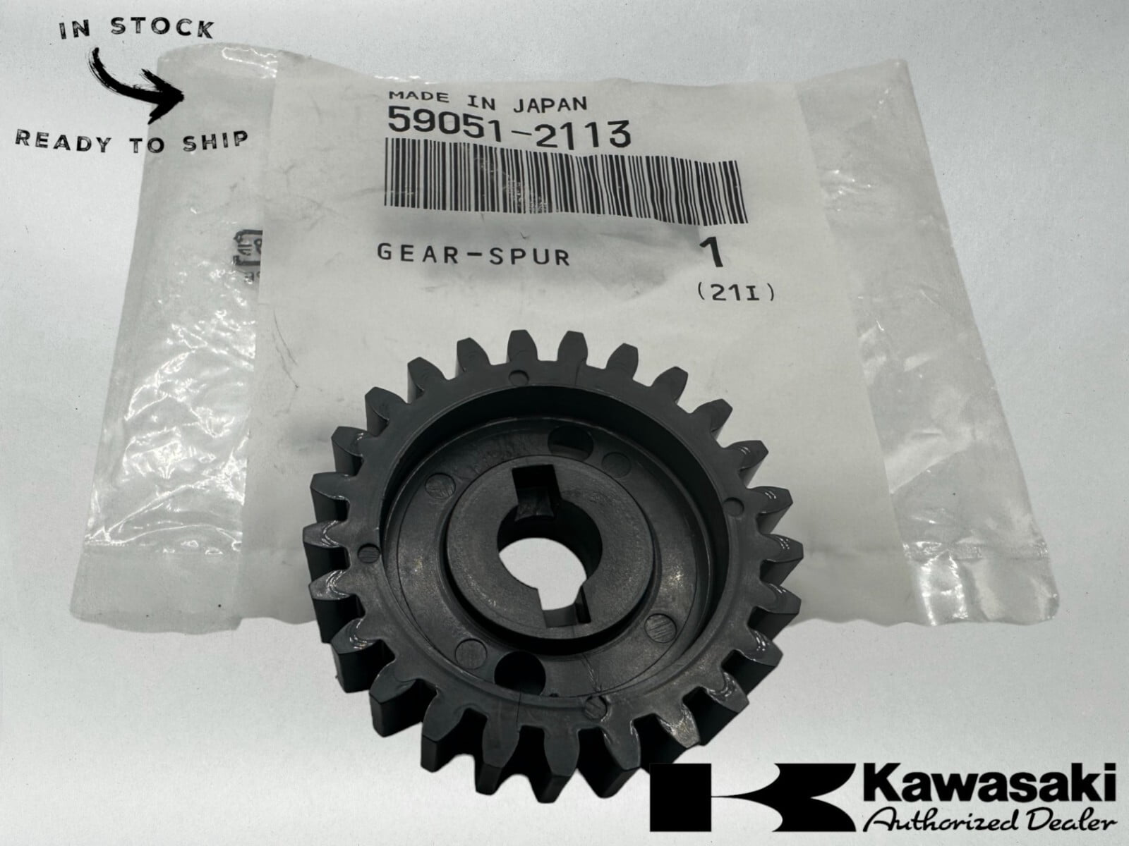Kawasaki Genuine OEM Spur Gear 59051-2113 - Walmart.com