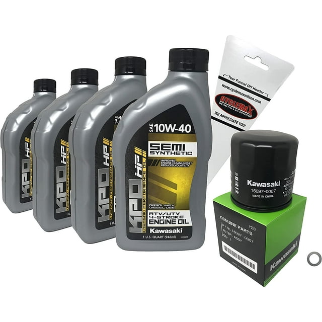 Kawasaki Genuine Oil Change Kit SXS Teryx Teryx 4 2014Current 99969