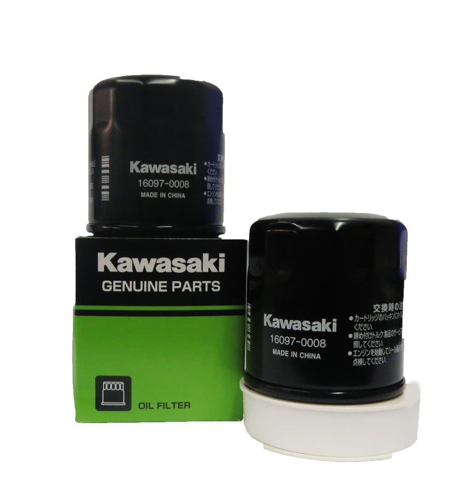 Genuine Kawasaki 2 pack Oil Filter, Part Number 16097-0008 Genuine Kawasaki 2 pack Oil Filter, Part Number 16097-0008